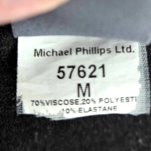 Simply Art by Dolcezza Woman Face Long Sleeve Shirt Top M Art to Wear Studded - Picture 9 of 9